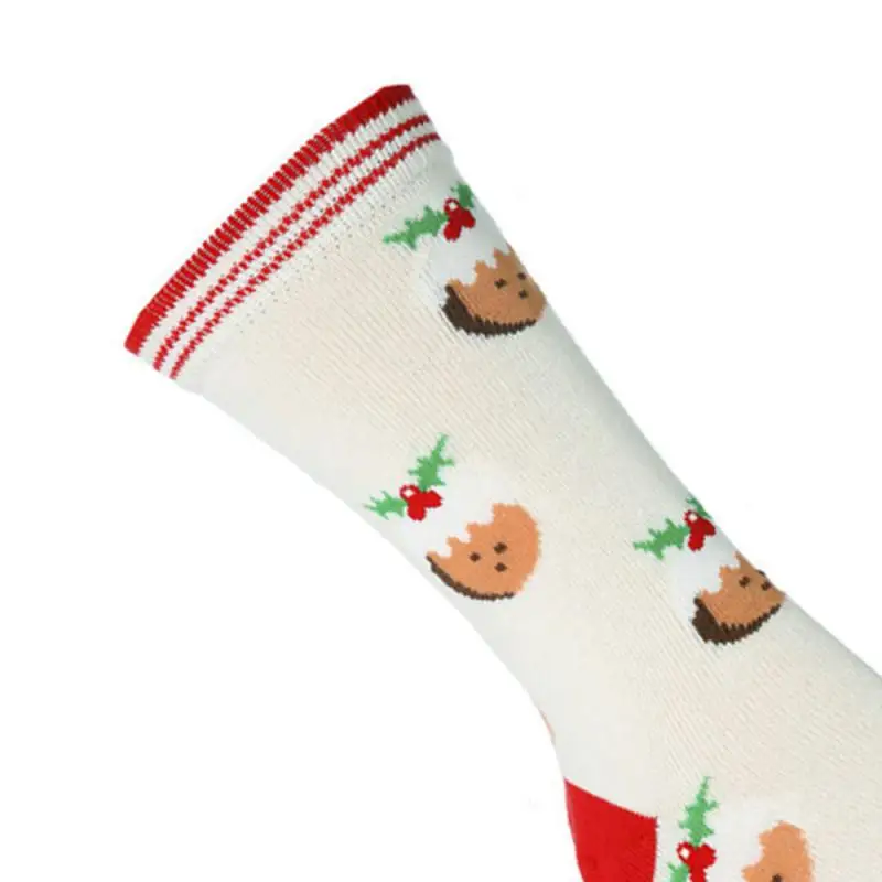 Рождественские чулки с оленем для мужчин и женщин мужские смешные носки Санта
