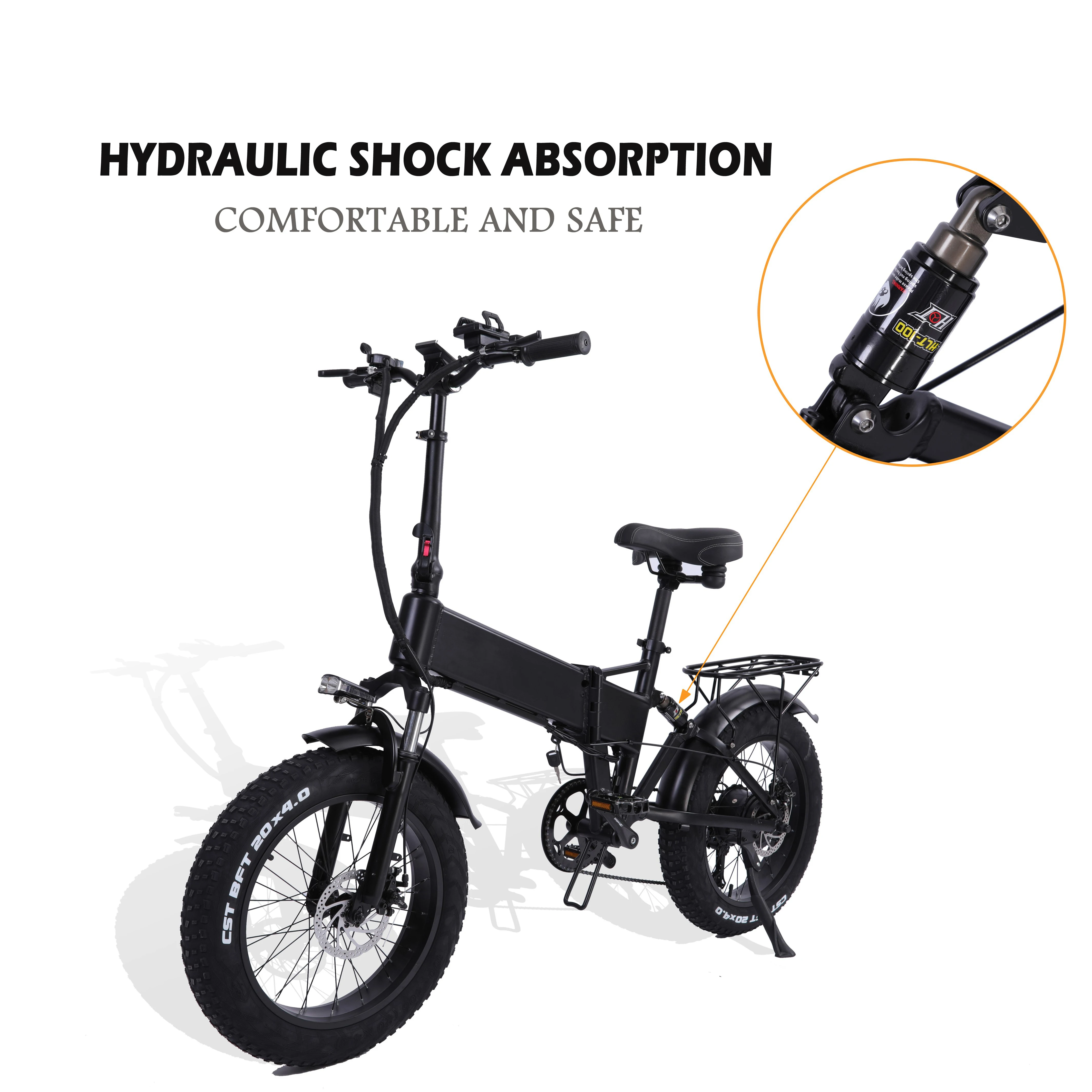 Billig Fett Bike Elektrische 20 Zoll Faltbare Elektrische Fahrrad 750W Ebike Große Berg Strand Fatbike Fetbike Fahrrad Moped Eu Lager 1000W