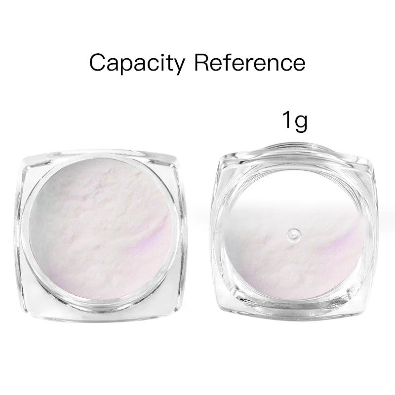1 коробка перламутровый порошок для лазерных ногтей блестящая пыль