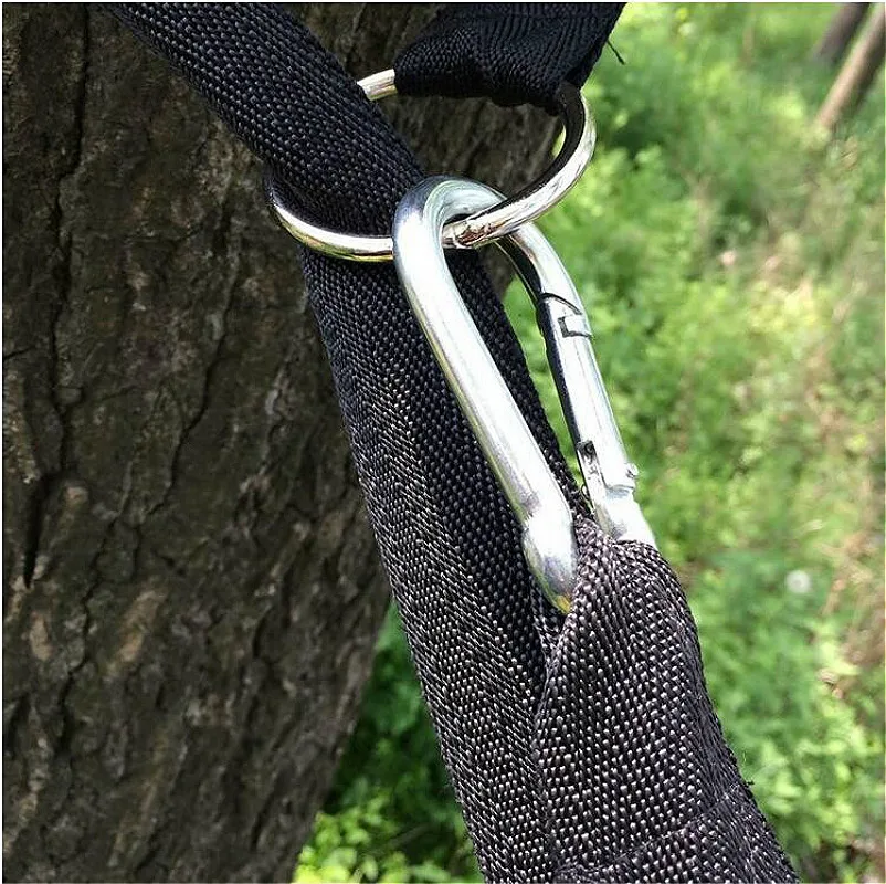 Hammock Swing Snap Hook Buckle Screw spring Carabiner Quick Hanging Belts Survival Outdoor Clasp Camping Equipment Tools @3 |