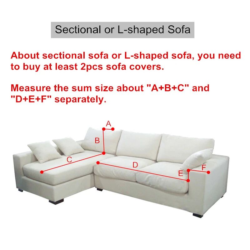 

Stretch Slipcovers Sectional Elastic Stretch Sofa Cover For Living Room Couch Cover L Shape Armchair Cover 1/2/3/4 Seat