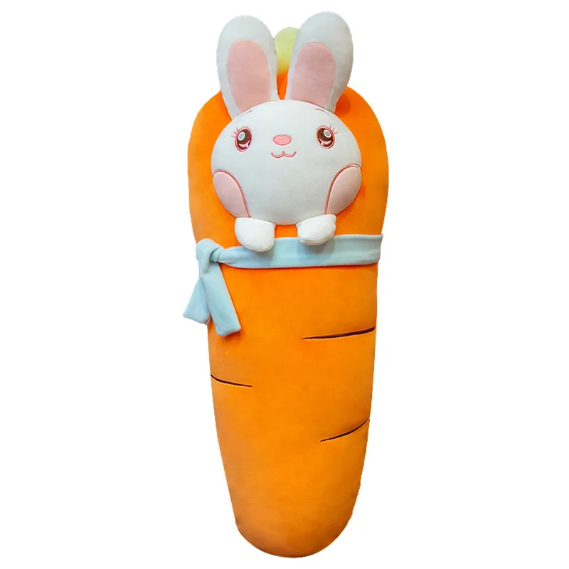 

Kawaii Rabbit Carrot Plush Stuffed Toys Doll Girl Birthday Gift Soft Sleeping Pillow Plush toys Animals Children Birthday Gift
