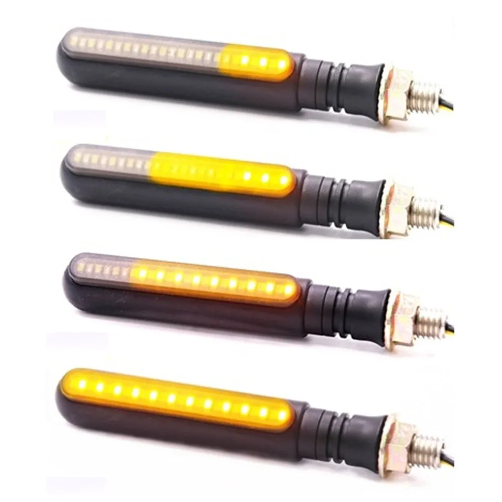 1 пара мотоциклетных поворотников E4 Mark светодиодный мигающий стоп-сигнал задний