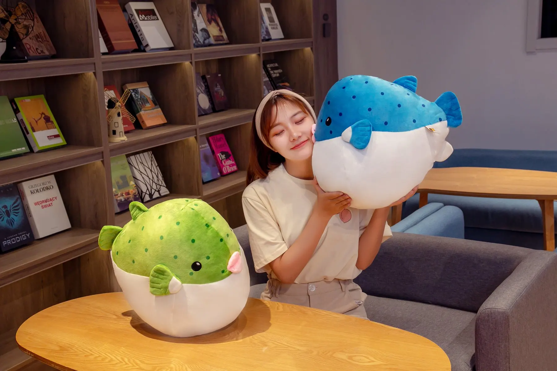 Новинка 30/35 см милые плюшевые игрушки Globefish Мультяшные мягкие морские животные
