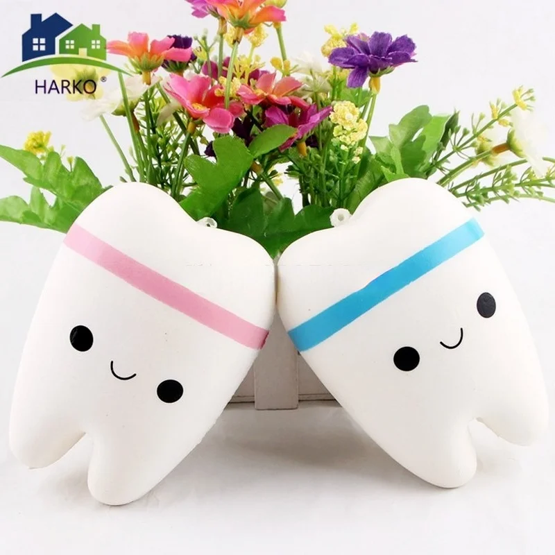 Милый мультяшный кулон в виде зубов HARKO мягкая детская игрушка медленно