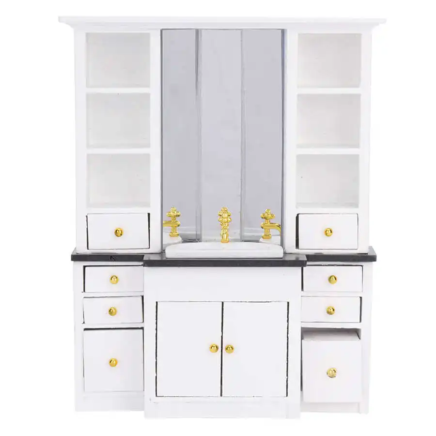 Кукольный домик мебель 1/12 кукольный мини раковина миниатюрная для ванной