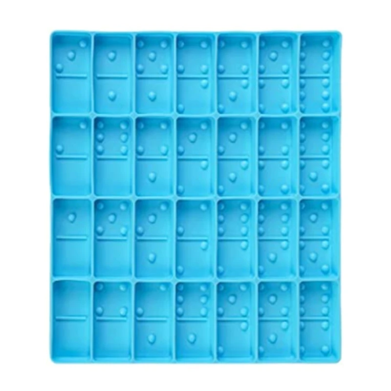

1 Set Dominoes Storage Box Epoxy Resin Mold Dot Dominoes Silicone Mould DIY Crafts Domino Game Casting Tool
