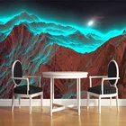 Пользовательские фото обои для спальни стены Современная Природа Пейзаж Гора фотографии фон стены искусства Papier Peint 3D росписи