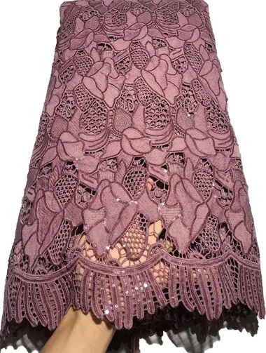 Высококачественная африканская кружевная ткань с отверстиями нигерийский гипюр