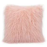 hot sale 50 4545cm plush fluffy soft throw pillow case cushion cover soft comfortable sofa bedroom living room decor supplies