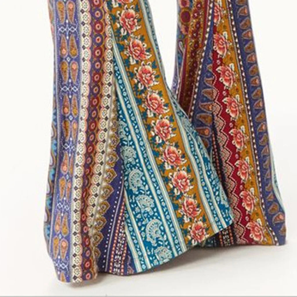 Женские шаровары с высокой талией JAYCOSIN винтажные принтом повседневные