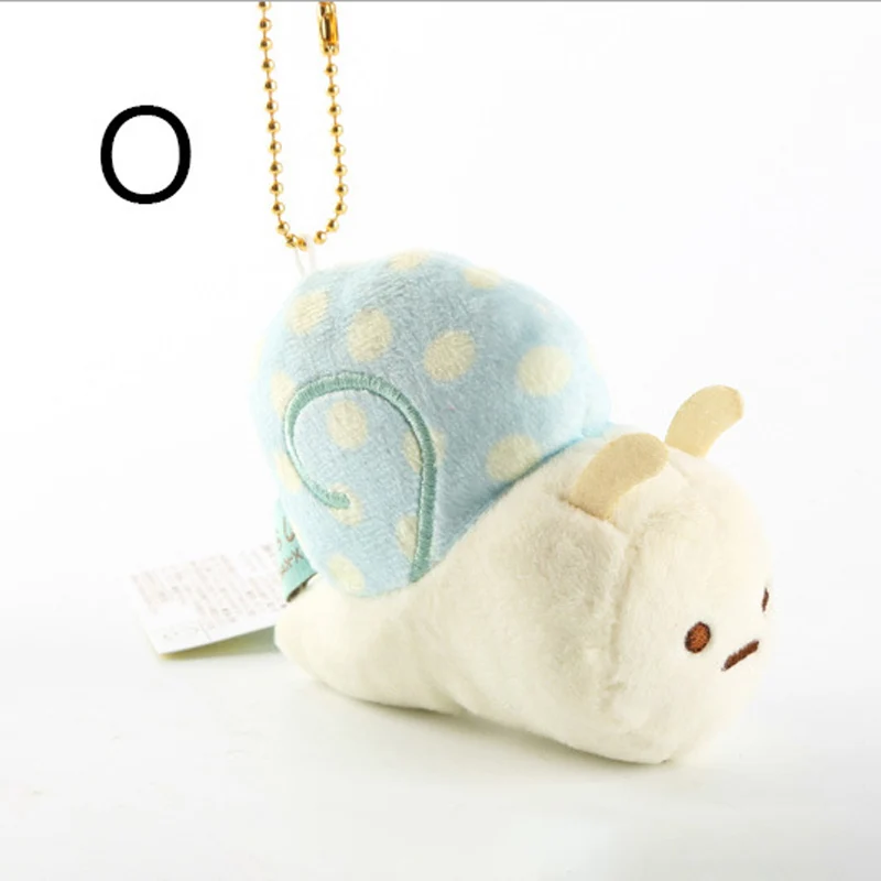 Sumikko гураши со съемной накидкой плюшевые игрушки Peluche мягкие куклы игрушки Детский подарок Juguetes брелок орнамент ключ кулон - Цвет: O
