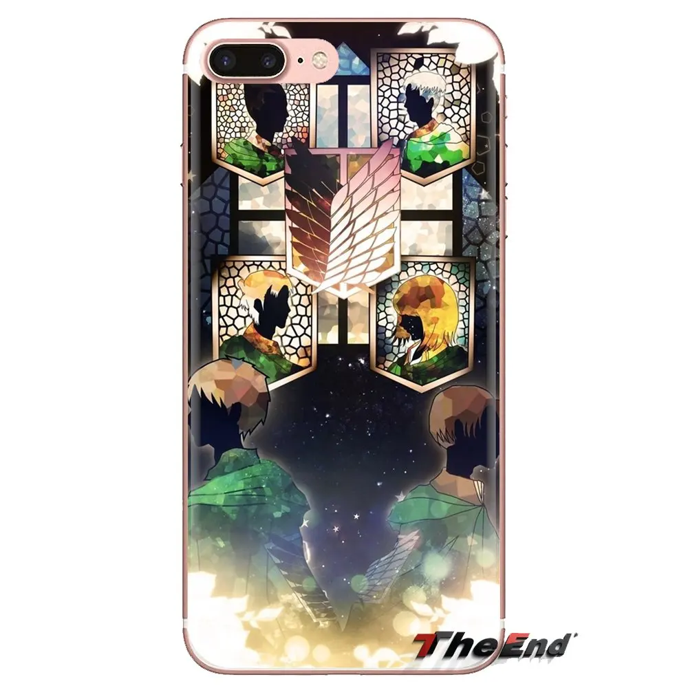 Shingeki no kyojin прозрачный мягкий чехол для iPod Touch Apple iPhone 4 4s 5 5S SE 5C 6 6S 7 8 X XR XS Plus MAX |