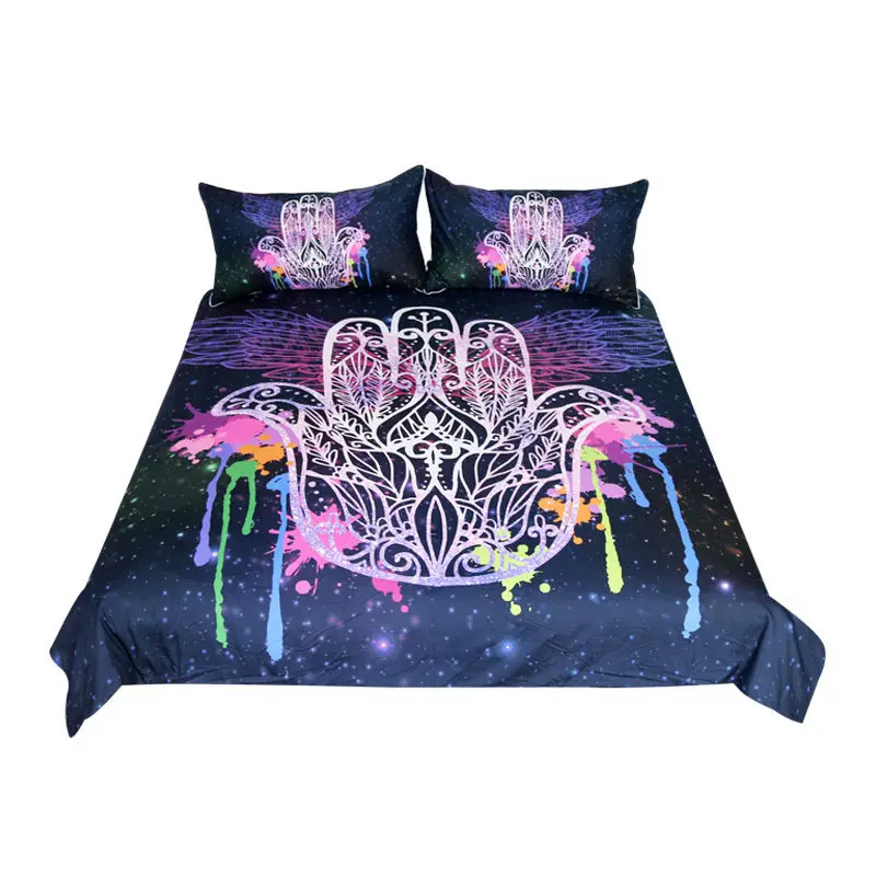 Flora and Fauna Pattern Duvet Cover High Quality Home Textile Quilt with 2 Pillowcase Fashion Bedding 3 Pcs Set Sheet | Дом и сад