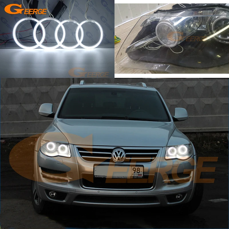 Для Volkswagen VW Touareg 7L 2003 2004 2005 2006 2007 2008 2009 2010 отличный ультра яркий комплект CCFL
