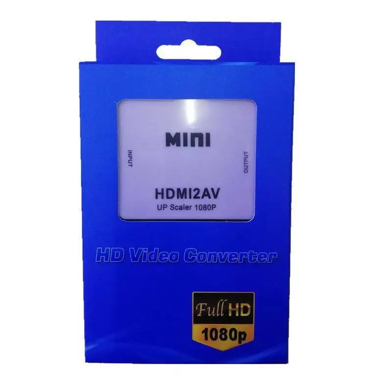 - HDMI  AV,   HD-, HDMI  RCA AV/CVSB L/R 1080P Mini HDMI2AV,  NTSC PAL
