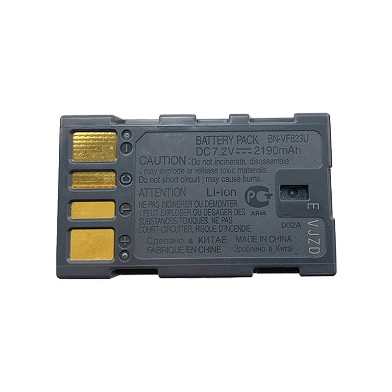 

BN-VF823U for JVC MiniDV and Everio GY-HM100U GZ-HMZ1U GZ-MG230 Camera Camcorder Battery BN-VF823 7.2V 2190mAh Li-Ion Battery