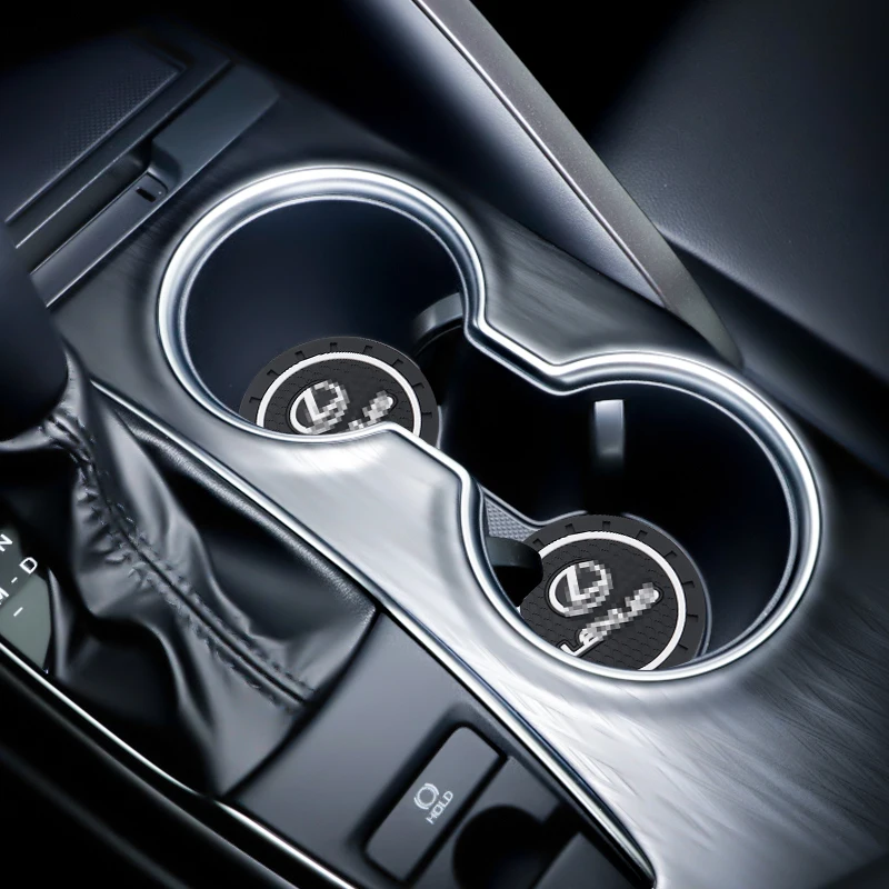 

car accessories Water Cup Bottle Holder Anti-slip Pad Mat Silica Gel for LEXUS- CT ES LS UX NX RX LX LM LC RC IS GX RCF