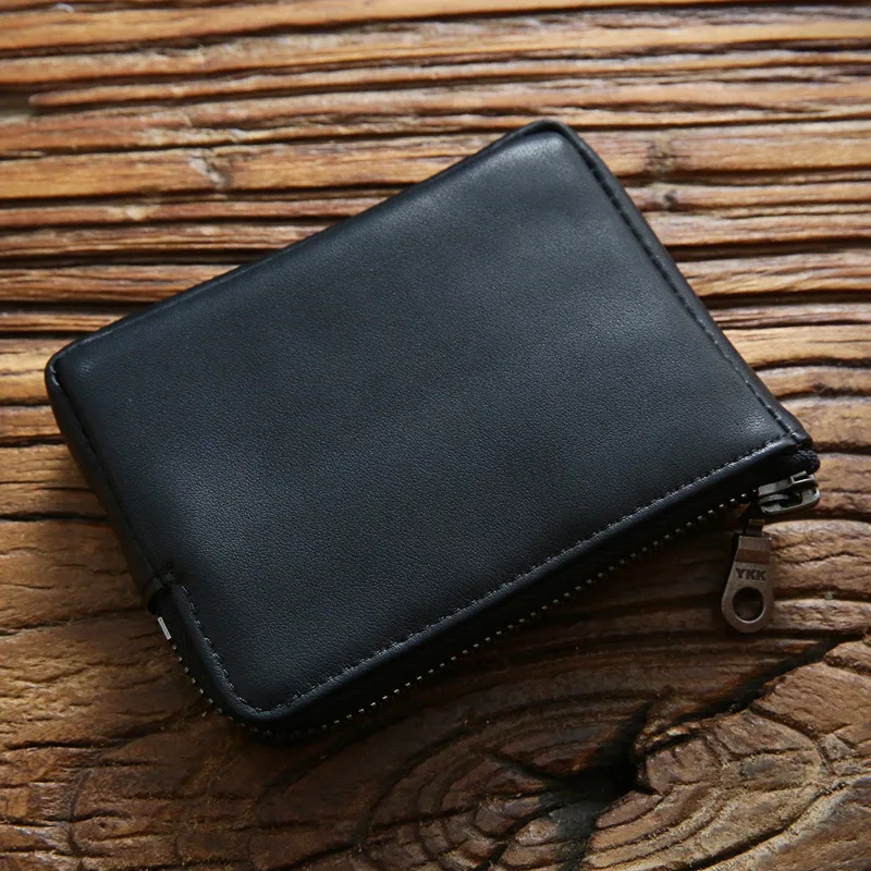 Кошелек из 100% натуральной кожи для мужчин и женщин винтажный Повседневный