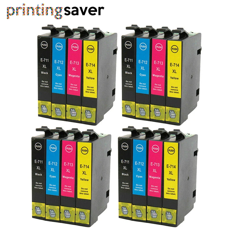 16x T0711 T0714 T0715 совместимый чернильный картридж для EPSON Stylus