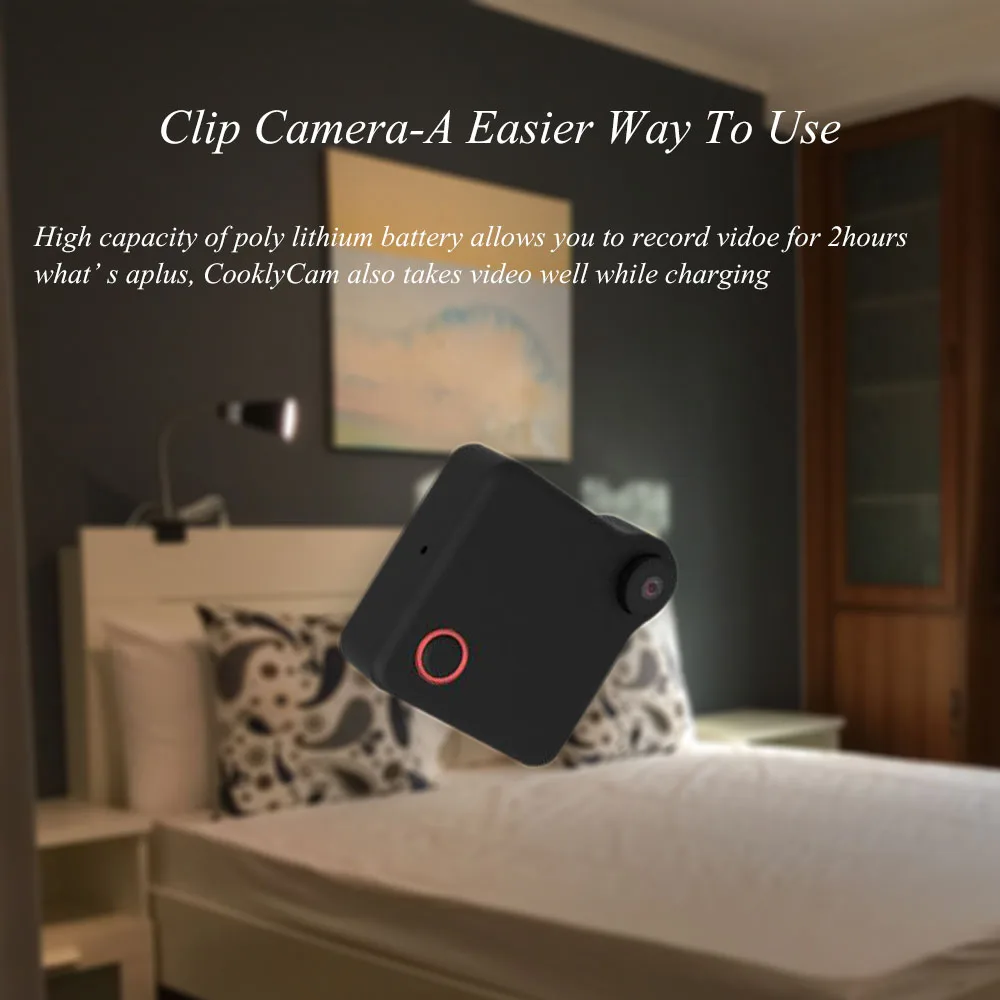 CCTV 720P WiFi Selfie Camera DV Recorder Wearable IP Motion Sensor Bike Body Micro Mini DVR Magnetic Clip Voice Record | Безопасность и