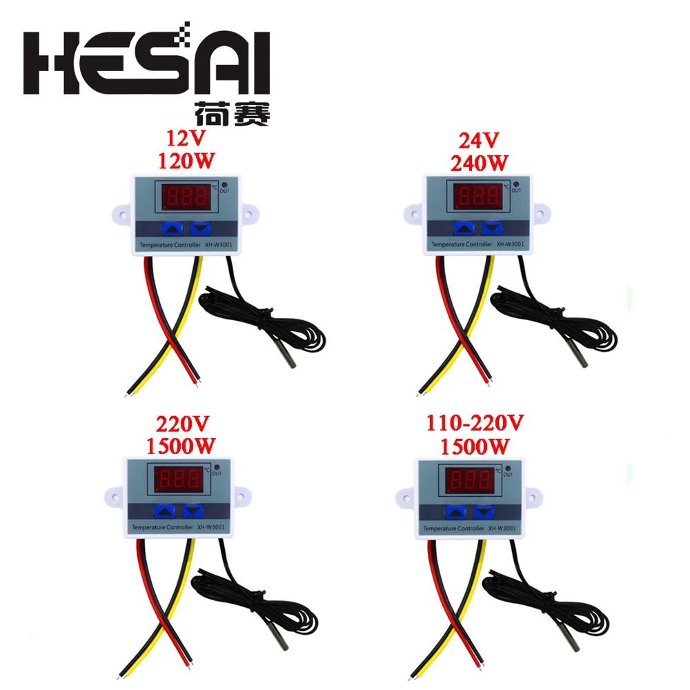 Цифровой регулятор температуры 10 А 12 В 24 220 переменного тока|Приборы для