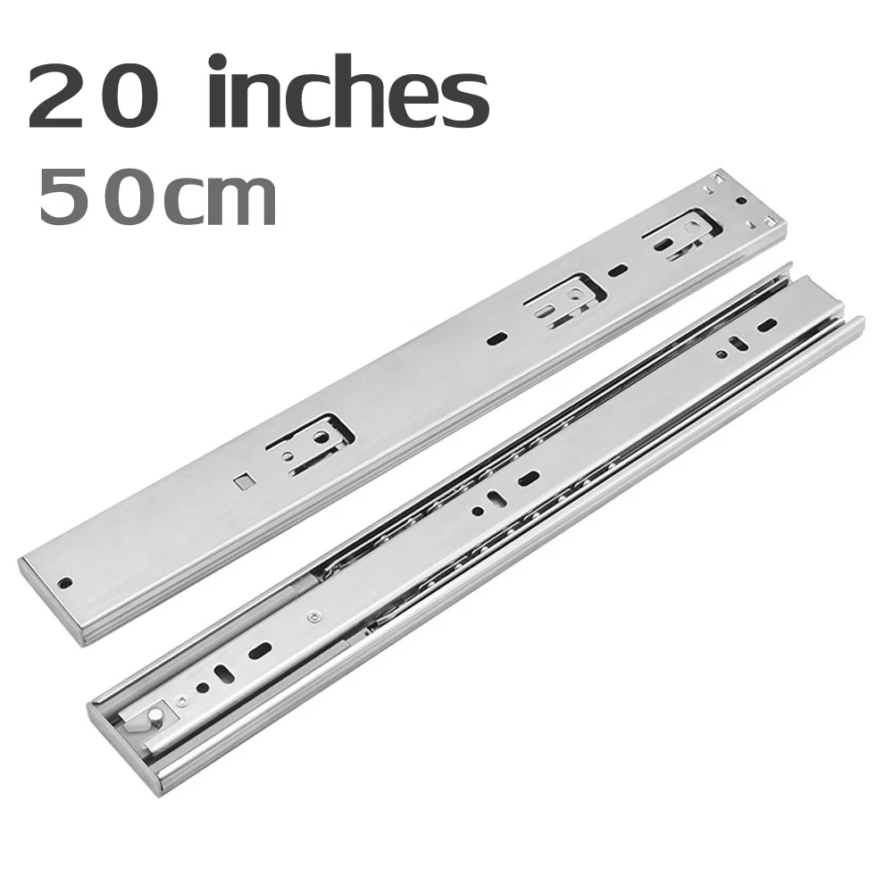 1 пара направляющих для кухонного шкафа ящиков выдвижных тихих раздвижных замков