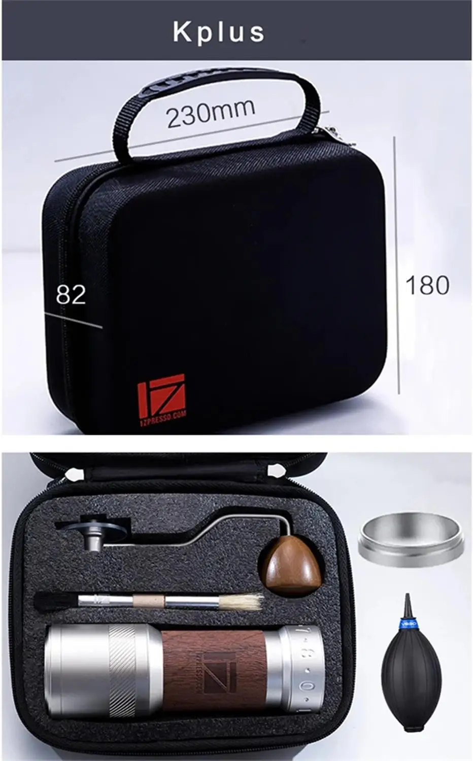 1zpresso K pro/K Plus-molinillo de caf&eacute; port&aacute;til, rodamiento de Caf&eacute; manual, fresado de caf&eacute; c&oacute;nico heptogonal de acero inoxidable-5