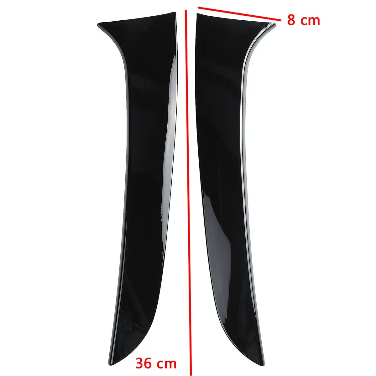 2Pcs Car Rear Side Window Canard Spoiler Air Splitter For BMW 1 Series F20 F21 2012 2013 2014 2015 2016 2017 2018 2019 Styling | Автомобили