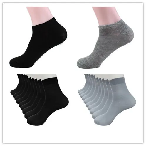 

10pcs Spring Summer Men Cotton Ankle Socks For Men's Business Casual Solid Color Short Socks Male Sock Slippers Meias Hot A30830