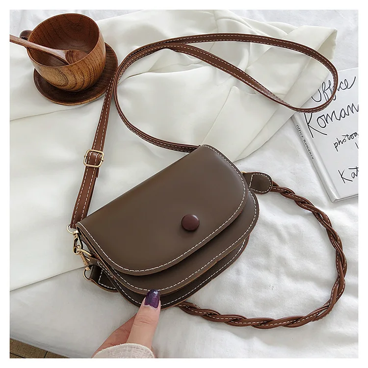 Простая женская сумка на плечо осенне-зимняя новая трендовая Сумка-седло