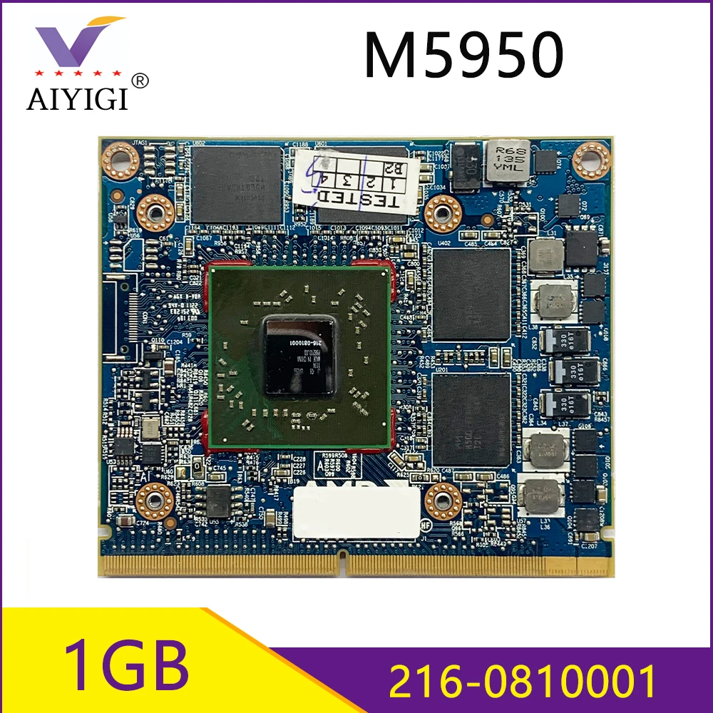 Firepro M5950 HD6770 HD6770M GDDR5 1GB 216-0810001 Video Graphics Card For HP 8560W 8760W Laptop 100% Test OK