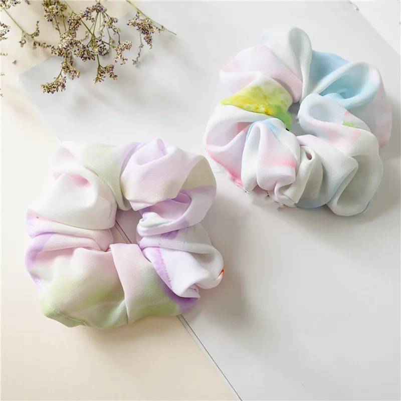 Новинка женские тканевые резинки для волос в клетку держатель хвоста мягкие