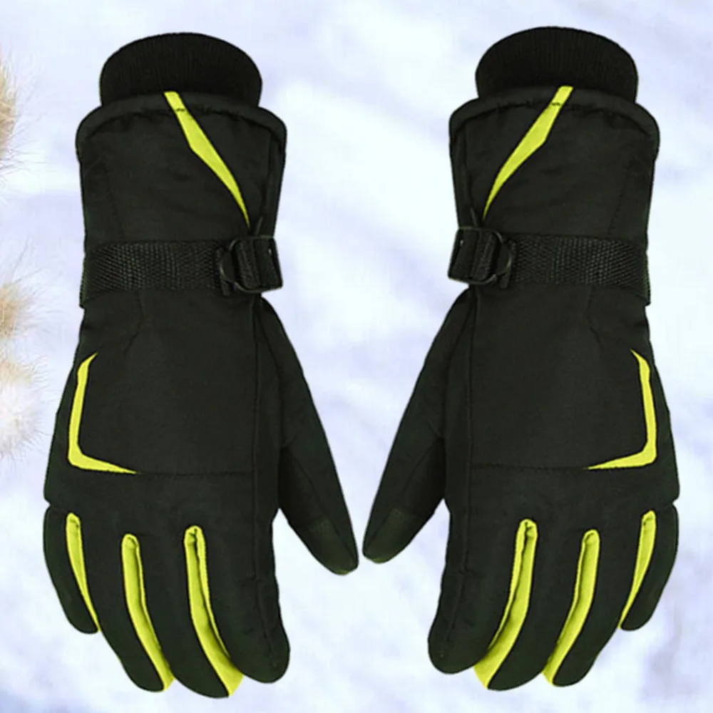 

1 Pair of Winter Ski Riding Windproof Finger Touch Screen Anti-splashing Water Hands Protection for Outdoor