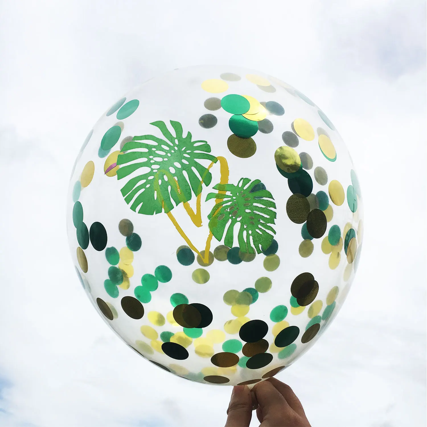 5 шт красочные фламинго кактус ананас конфетти воздушные шары тропический стиль