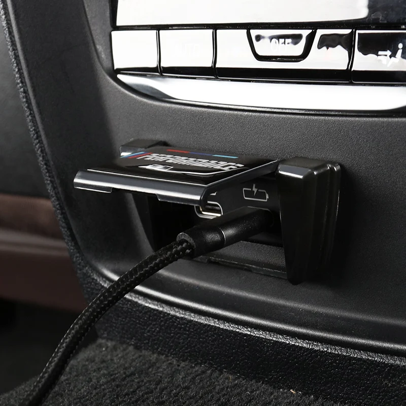 Автомобильная задняя консоль центральный USB-порт защитная крышка для BMW 1 3 5 серии