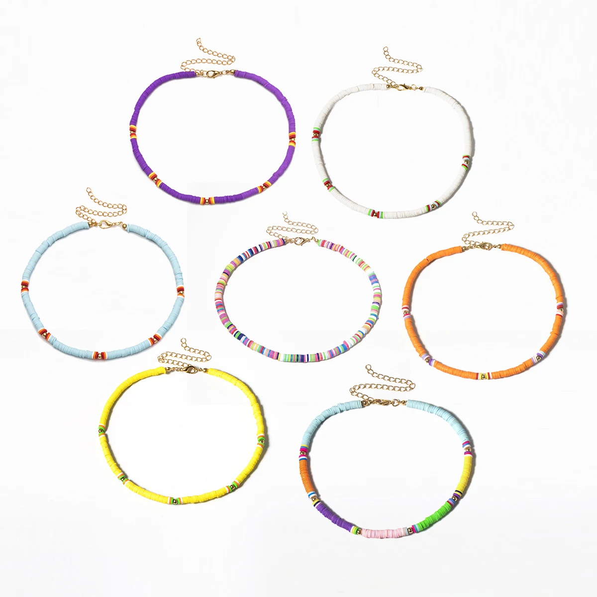 SHIXIN Boho цветное колье-чокер для женщин модное Радужное корейское ожерелье этническое украшение воротника на шею колье