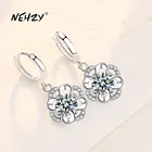 Женские серьги из серебра 925 пробы с фианитами