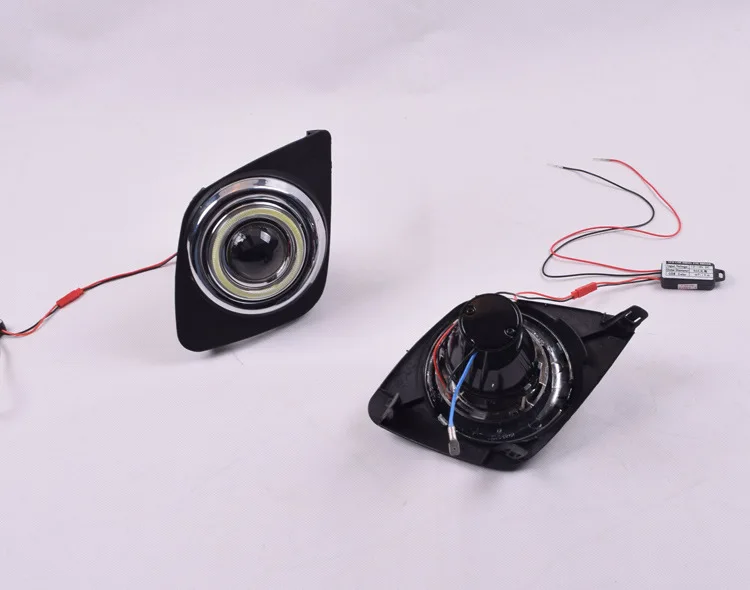 

LED 2pcs fog lamp refit angel eye lens with yellow light steering is suitable for 2009-2011 Toyota Rav suit Auto parts