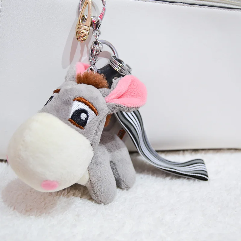6 Colors kawaii plush Cute Cartoon Donkey Toys Stuffed Animals stitch Stylish Thanksgiving Day Keychain pendant | Игрушки и хобби