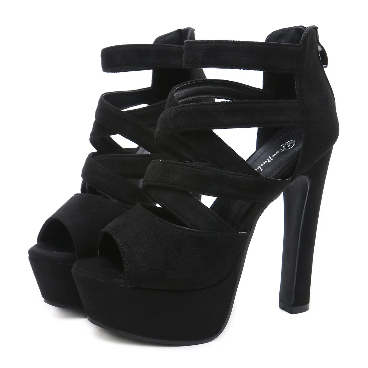 

Shoes women fashion suede high heeled sandals