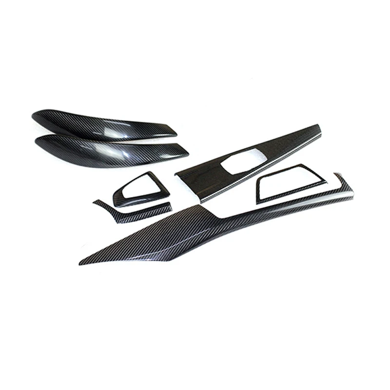 Автомобильные аксессуары 7x100% углеродное волокно передач Shite полная Рамка