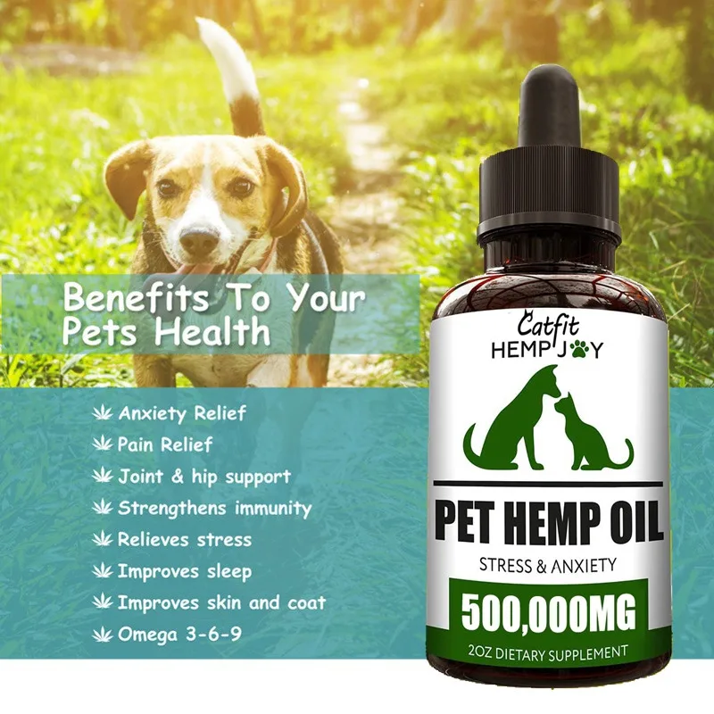 Натуральное масло семян конопли Catfit для облегчения беспокойства и боли у