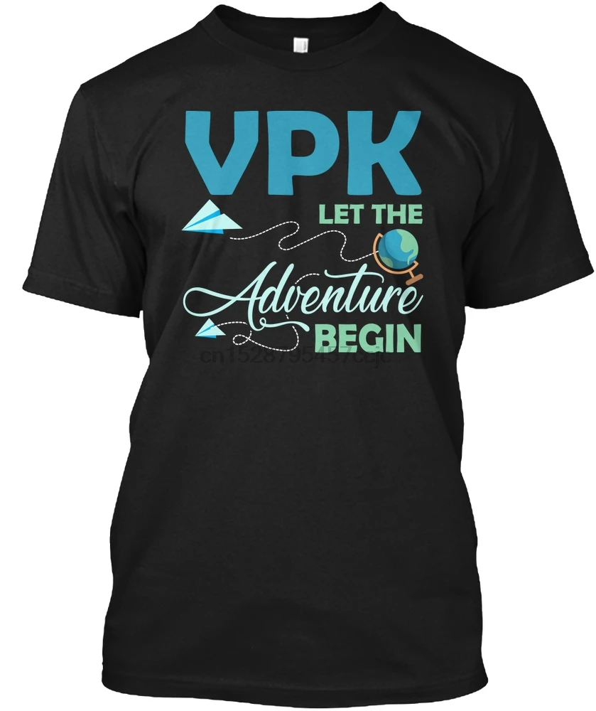Мужская футболка VPK Adventure Begin Back to School t-Shi женская | одежда