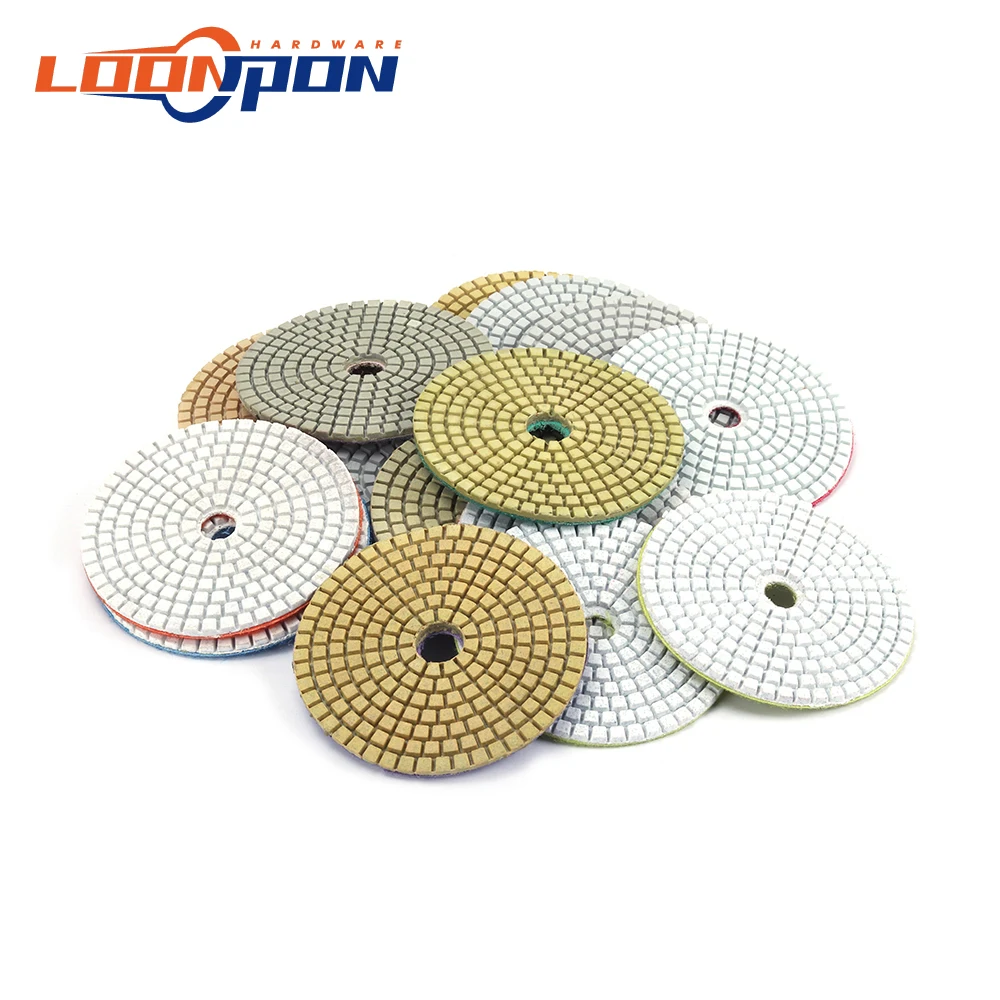 Алмазный полировальный диск 4 дюйма 100 мм влажная полировальная насадка для