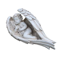 new resin angel boy statue garden decor sculpture home decor gifts ornament modern art sketch model accessories