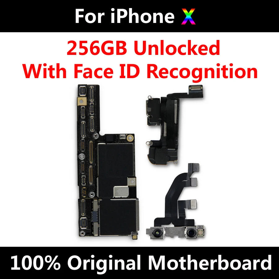 Бесплатная доставка оригинальная материнская плата для iPhone X 64 ГБ 256 Заводская