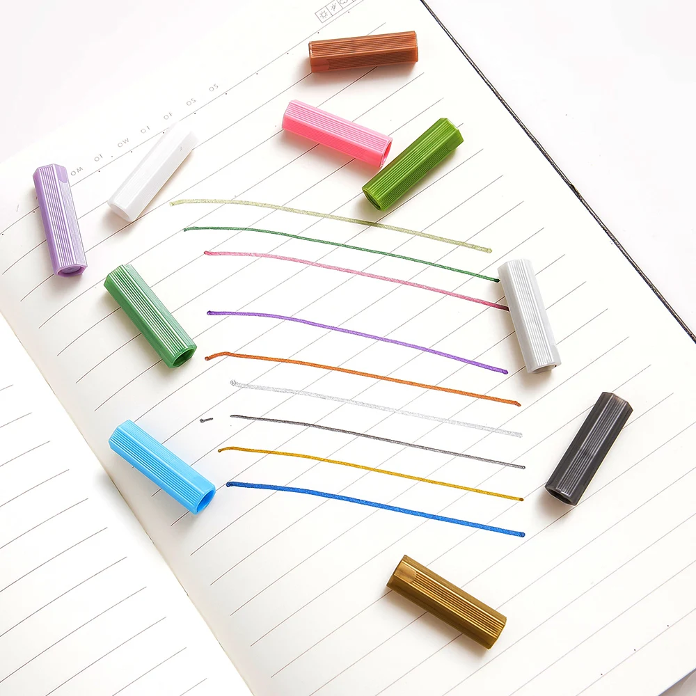 STA 10 цветов металлический маркер ручка для поделок скрапбукинга мягкая