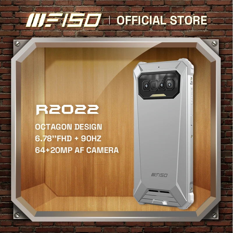 Смартфон IIIF150 R2022, 6,78 дюйма, FHD, 90 Гц, 8 + 128 ГБ, NFC, IP68/IP69K, 64 + 20 МП - изображение