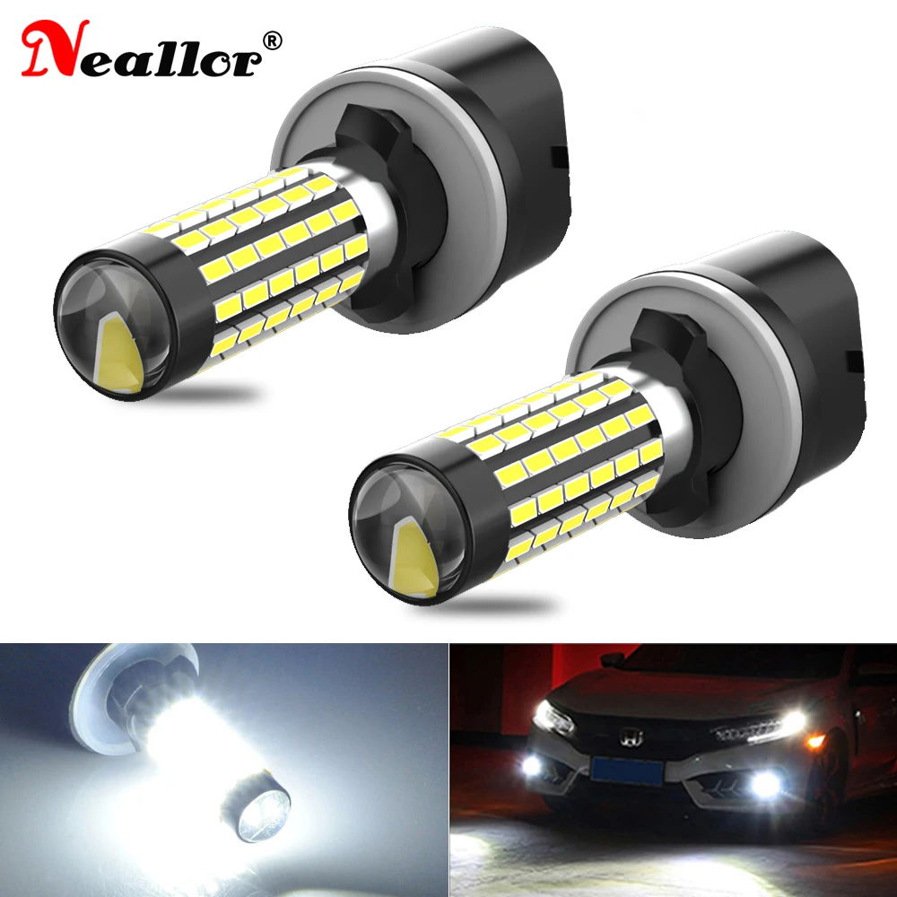 

2pcs H27W/1 880 Led Bulbs Fog Lights for Cars Led Fog Driving Lamp 78SMD 3014 Car Light Sourse 6000K White H27W1 H27 Led Super